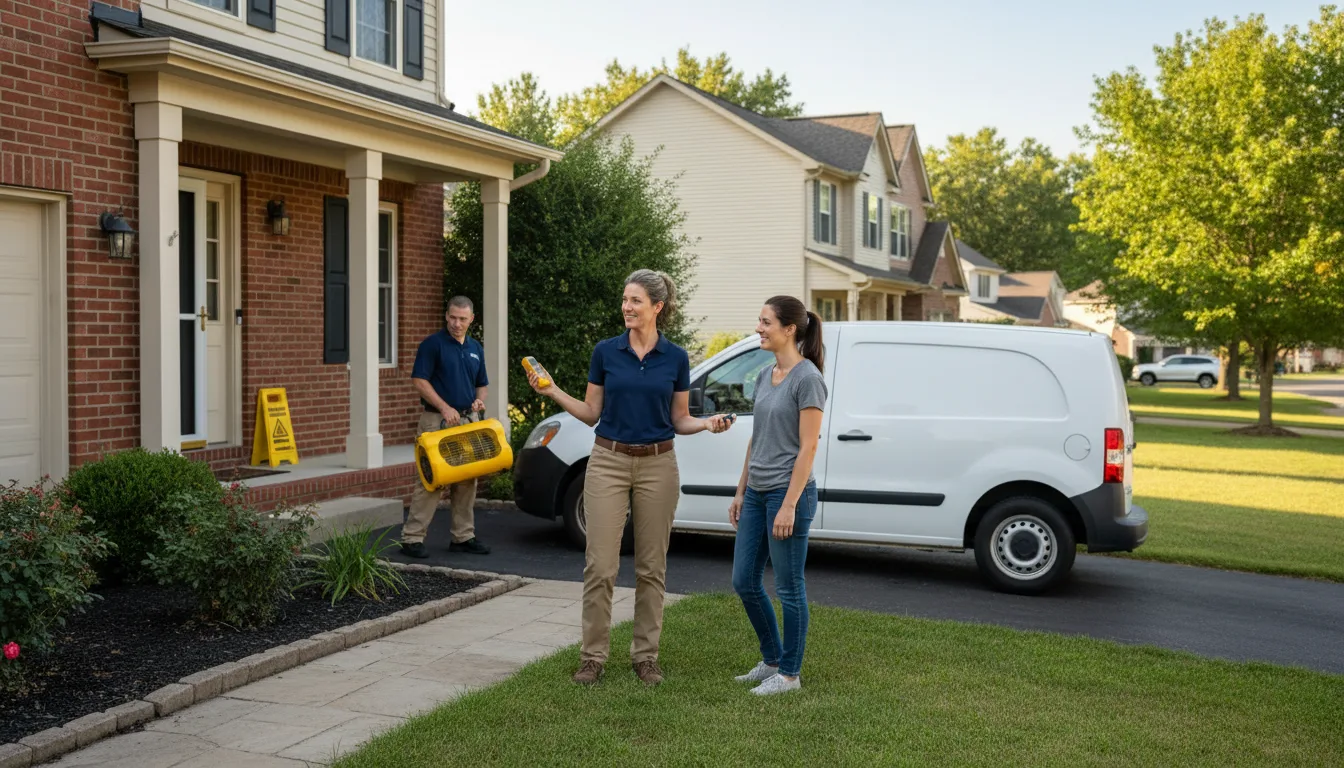 Water restoration image for Water Damage & Restoration Services in Glenfield, ND